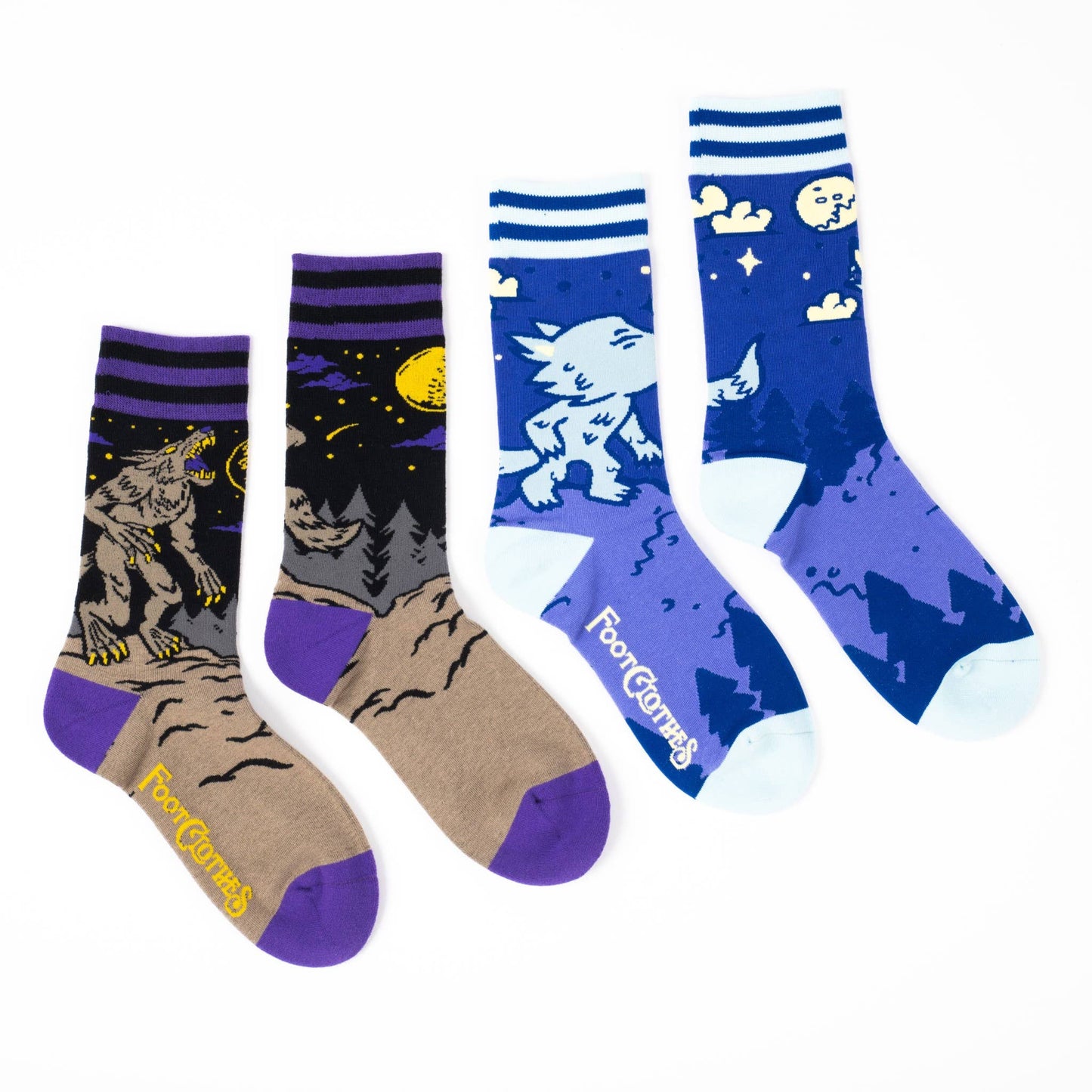 Evil AF Werewolf Socks