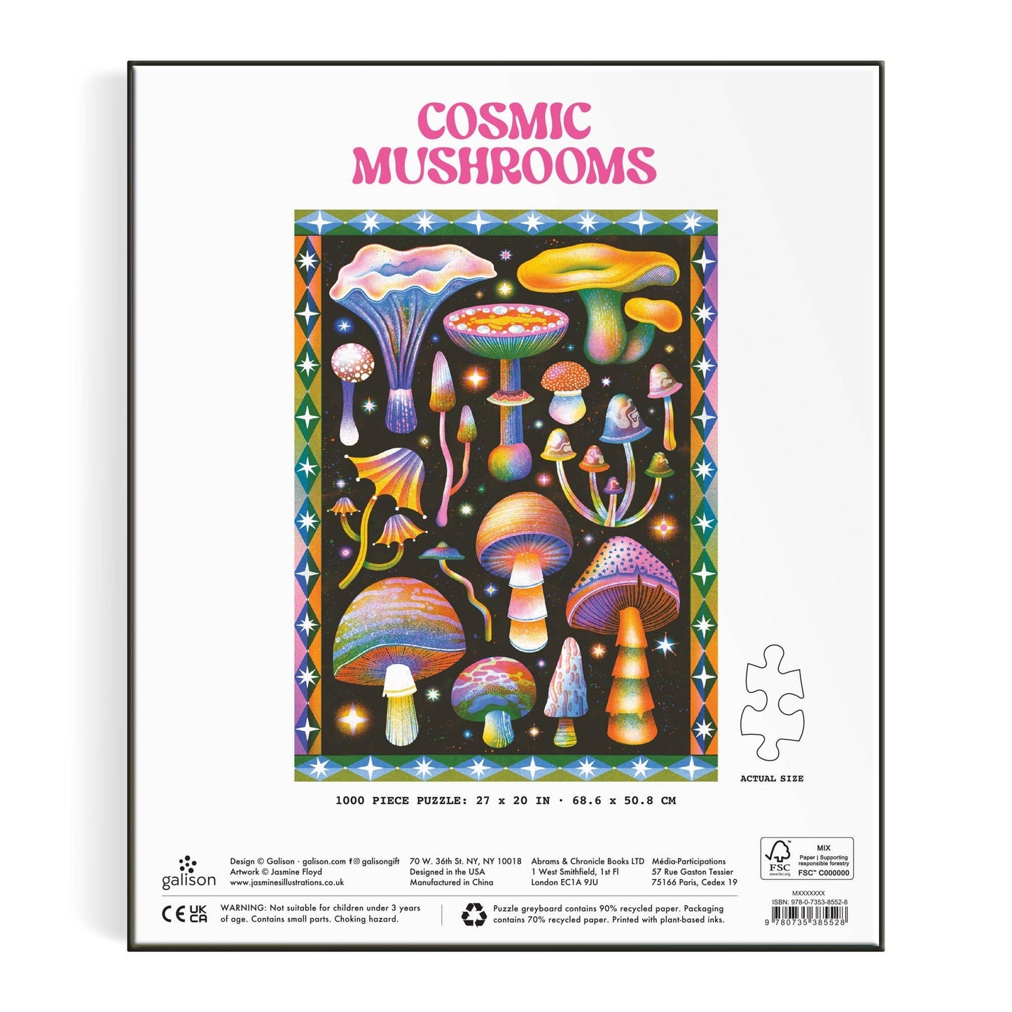 Cosmic Mushrooms 1000 Piece Puzzle