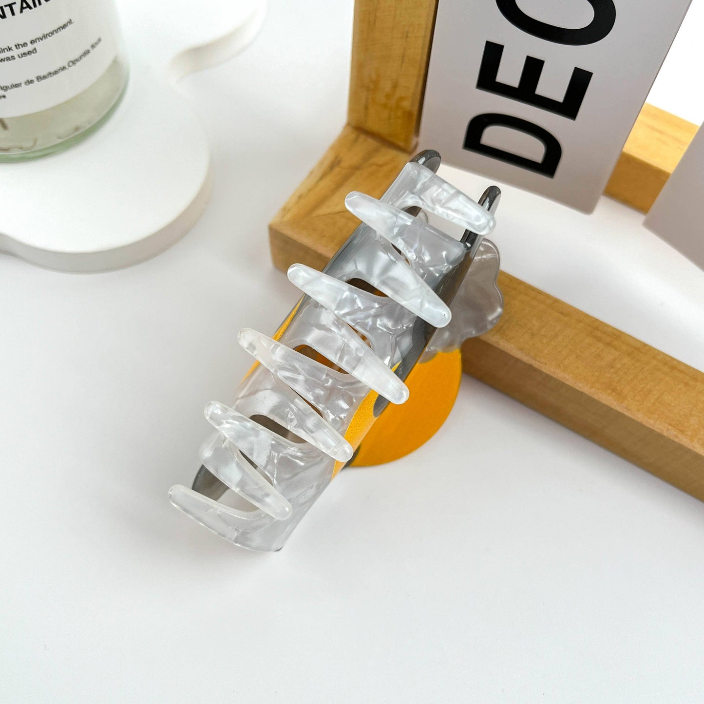 Colorful Sunset Acrylic Hair Claw Clip