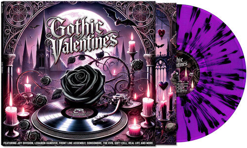 Gothic Valentines (Various Artists) (Purple, Black, Limited Edition, Splatter) LP