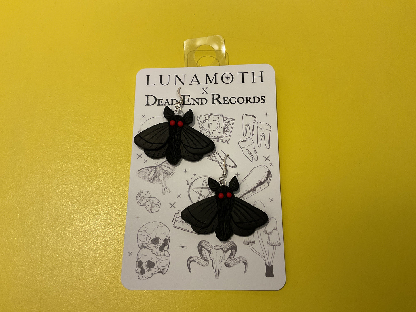 Mothman Earrings