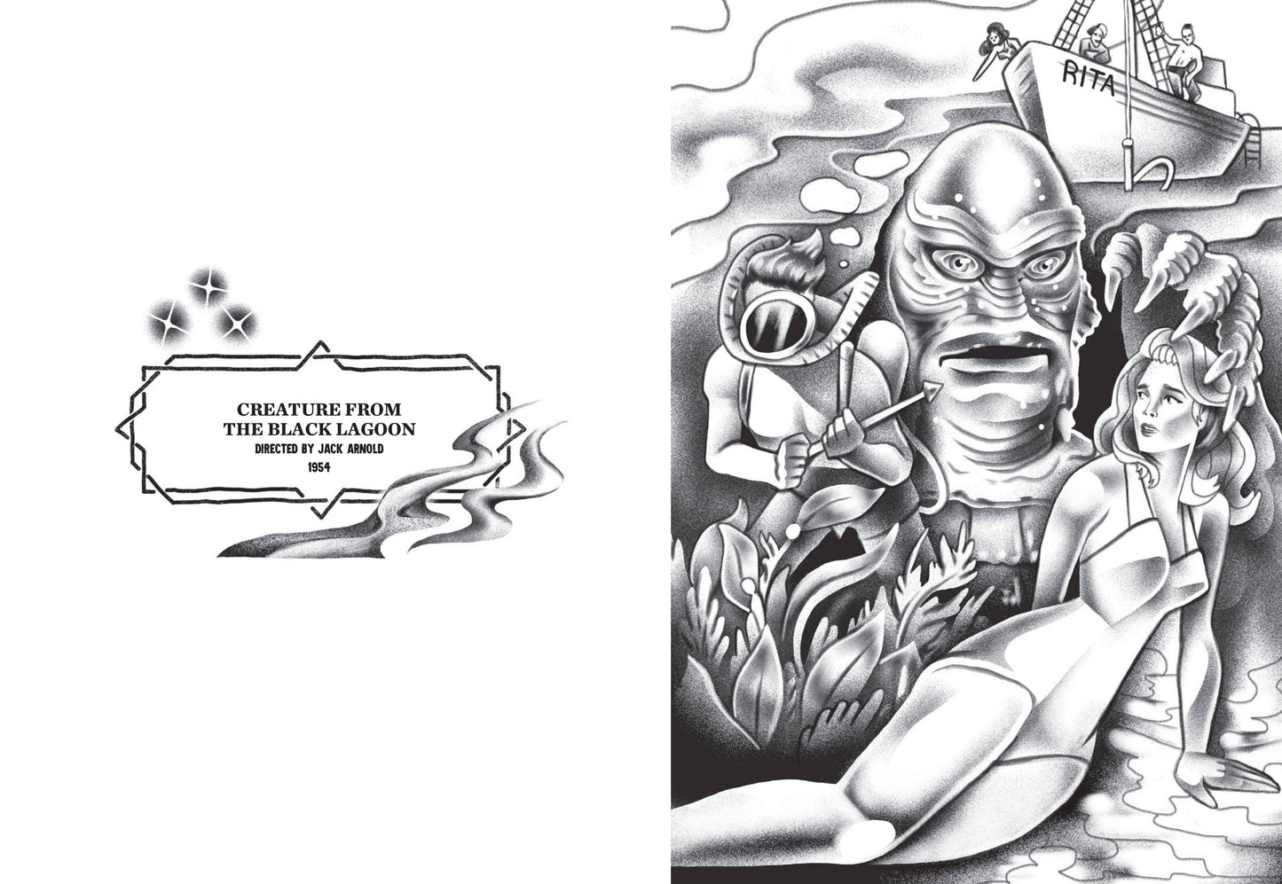 Classic Horror Movies Coloring Book