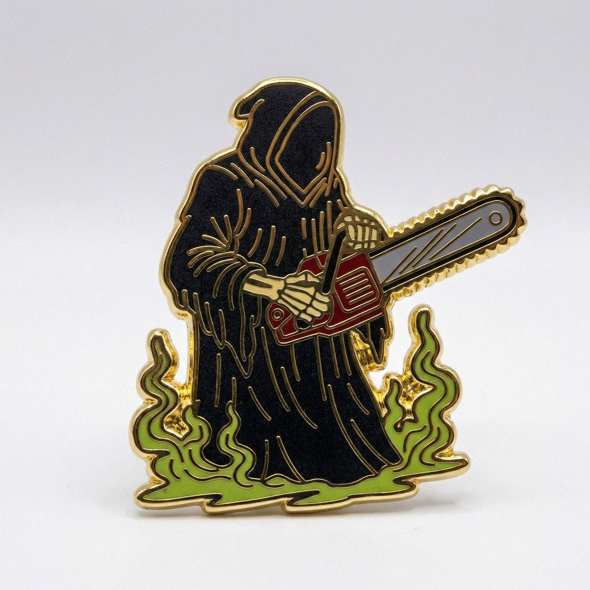 Chainsaw Reaper Pin