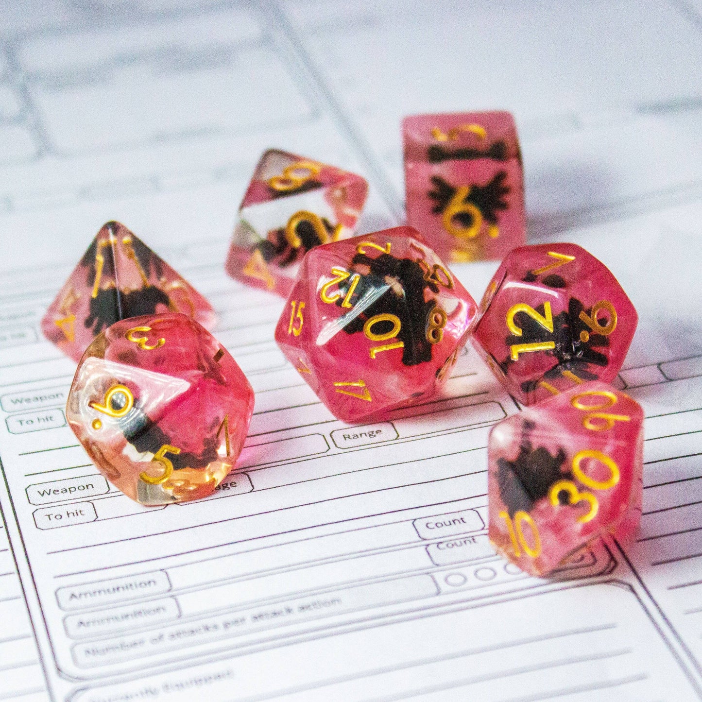 Inclusion Spiders Dice Set