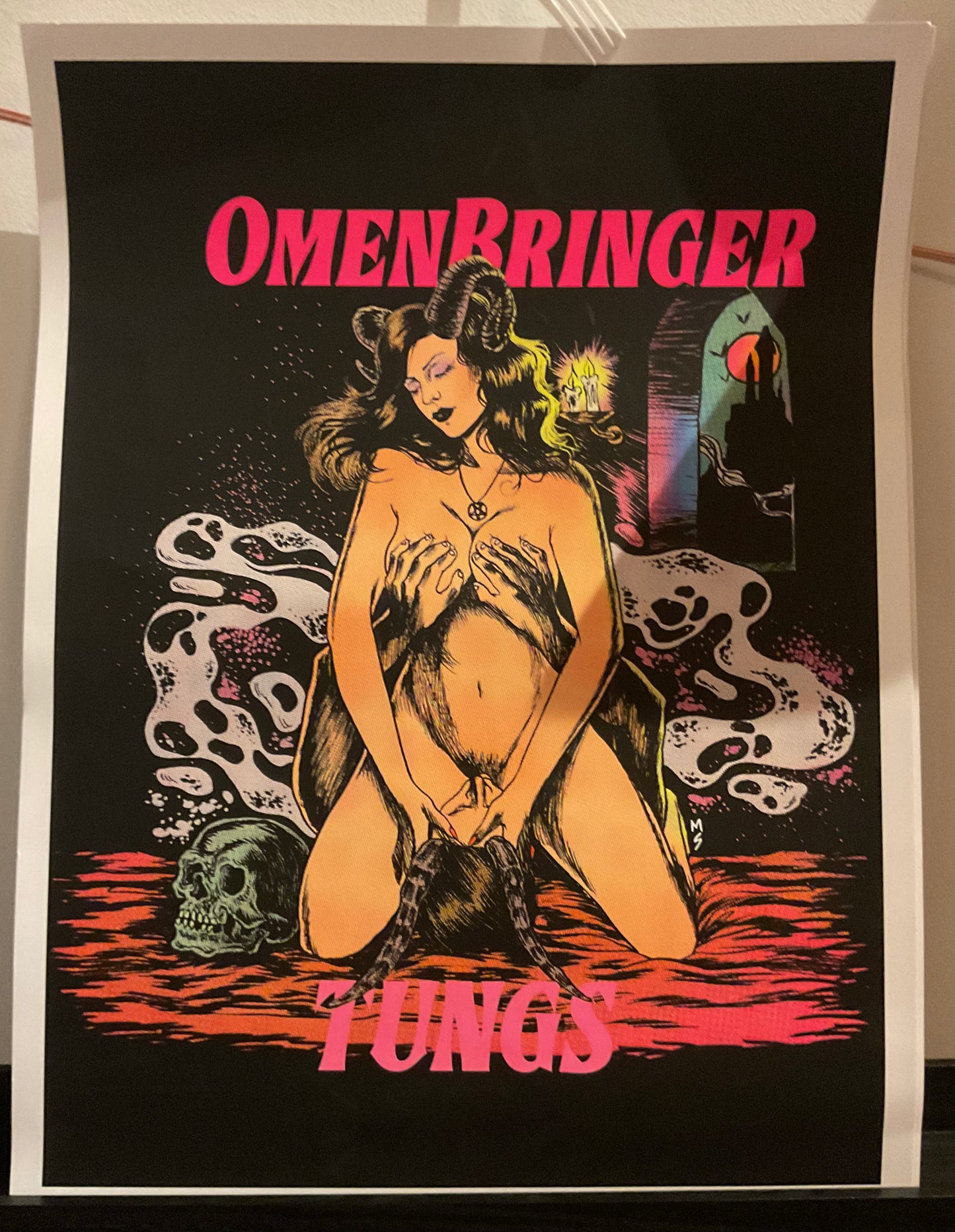 Omenbringer Blacklight Poster