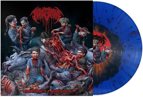 To the Grave - Everyone’s a Murderer (Black and Blue Splatter) LP