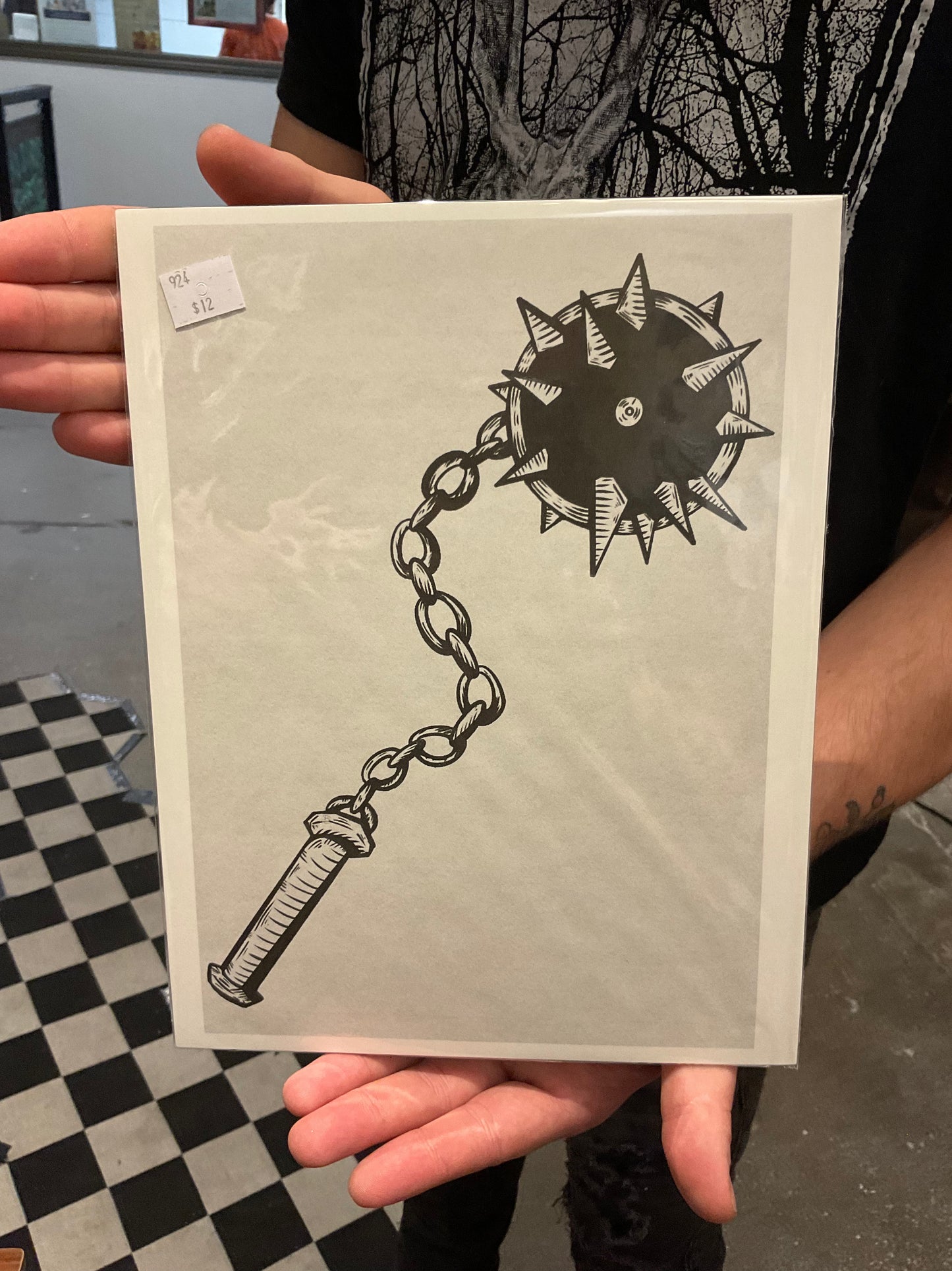 Flail 8.5x11in Print