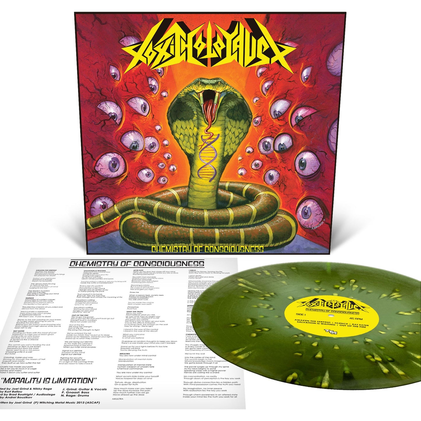 Toxic Holocaust - Chemistry of Consciousness LP Color Vinyl
