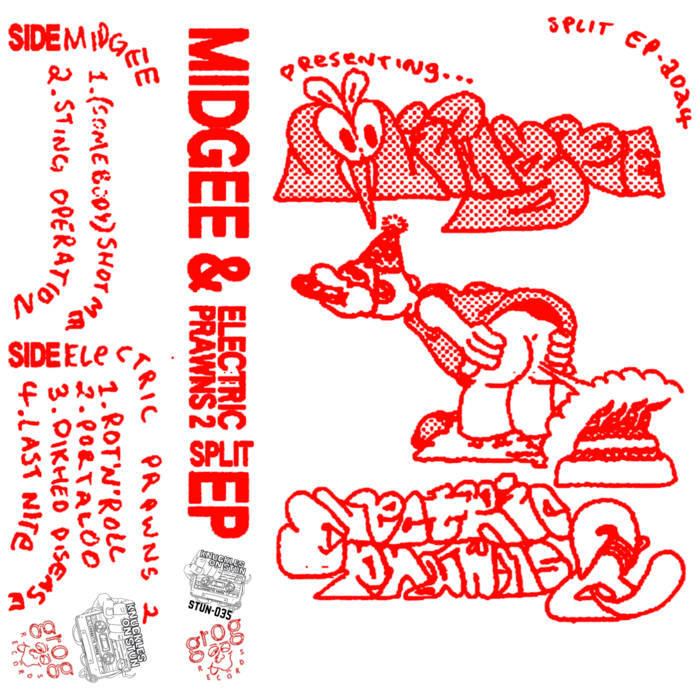 Midgee & Electric Prawns 2 Split EP Cassette