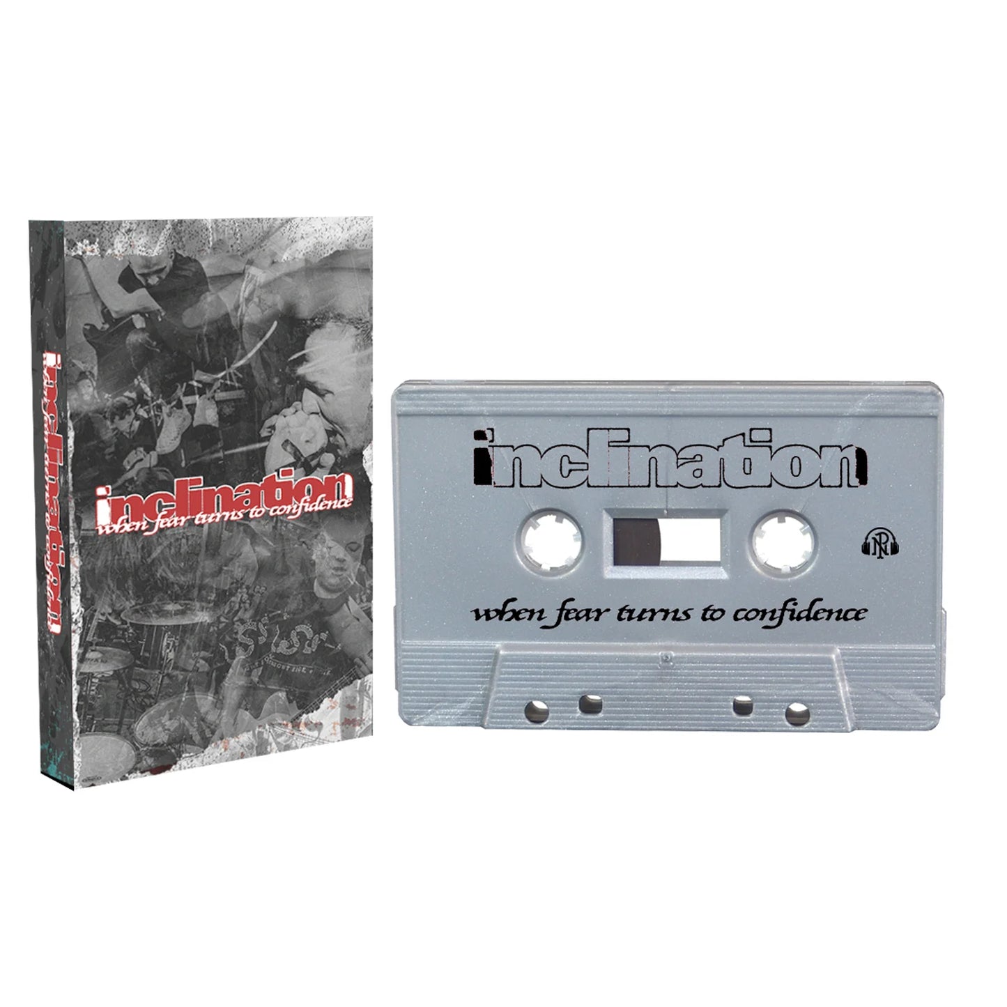 Inclination - When Fear Turns To Confidence/Midwest Straight Edge Metallic Silver - Cassette