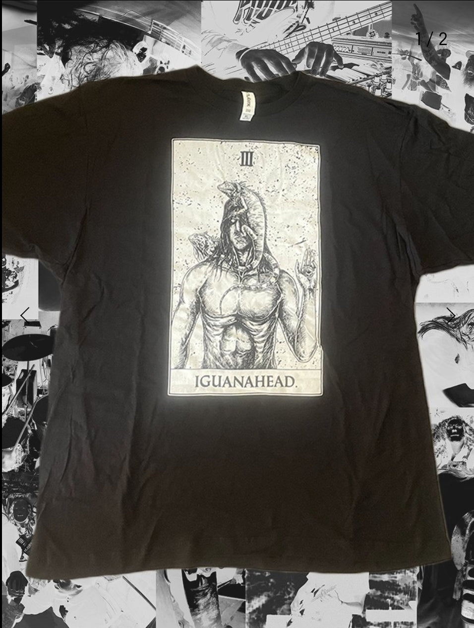 Iguanahead Black Tarot Shirt
