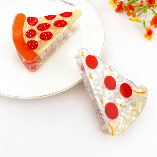 Pizza Food Hair Claw Clip