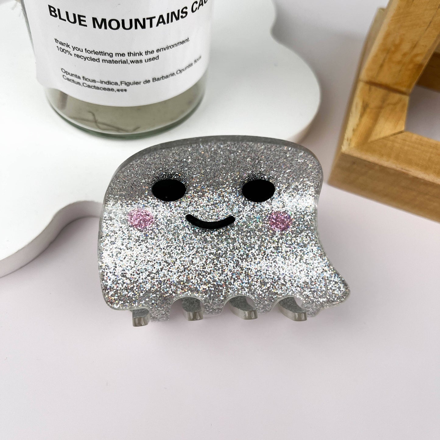 White Ghost Hair Clip