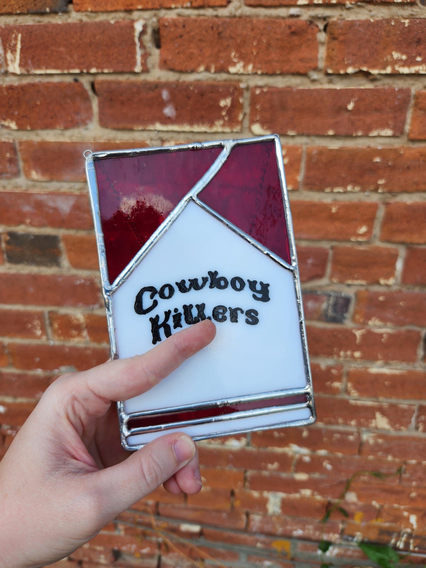 Cowboy Killers Stained Glass