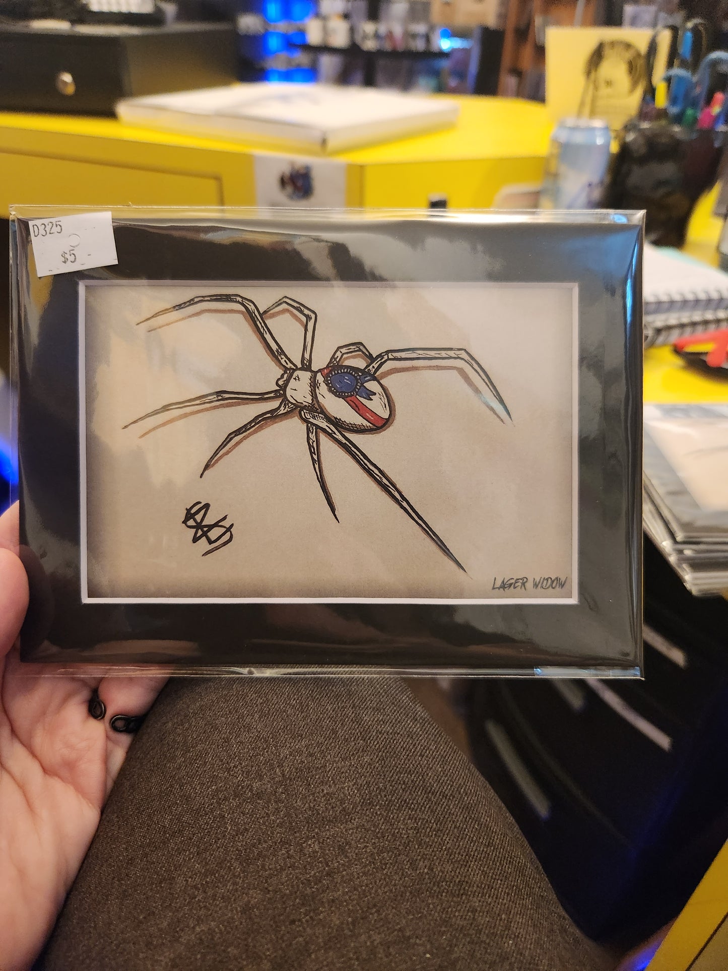 Lager Widow 5x7in Print