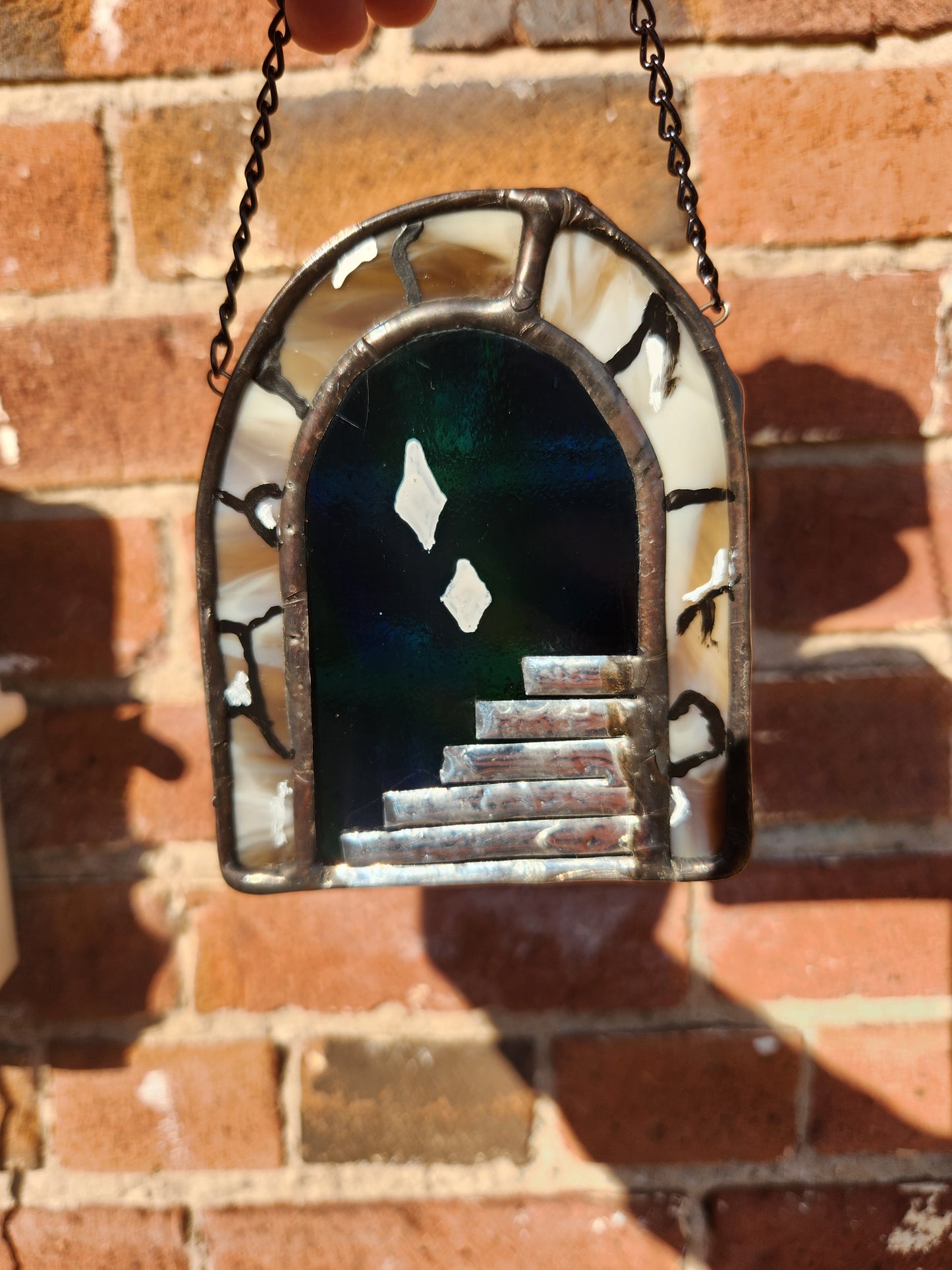 Dimension Door Stained Glass