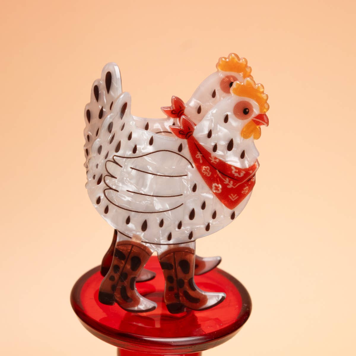 Chicken of the Day Hair Claw Clip
