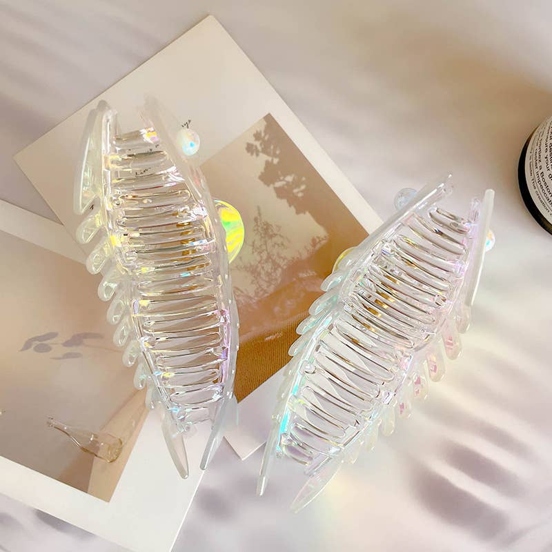 Fishbone Hair Claw Clips