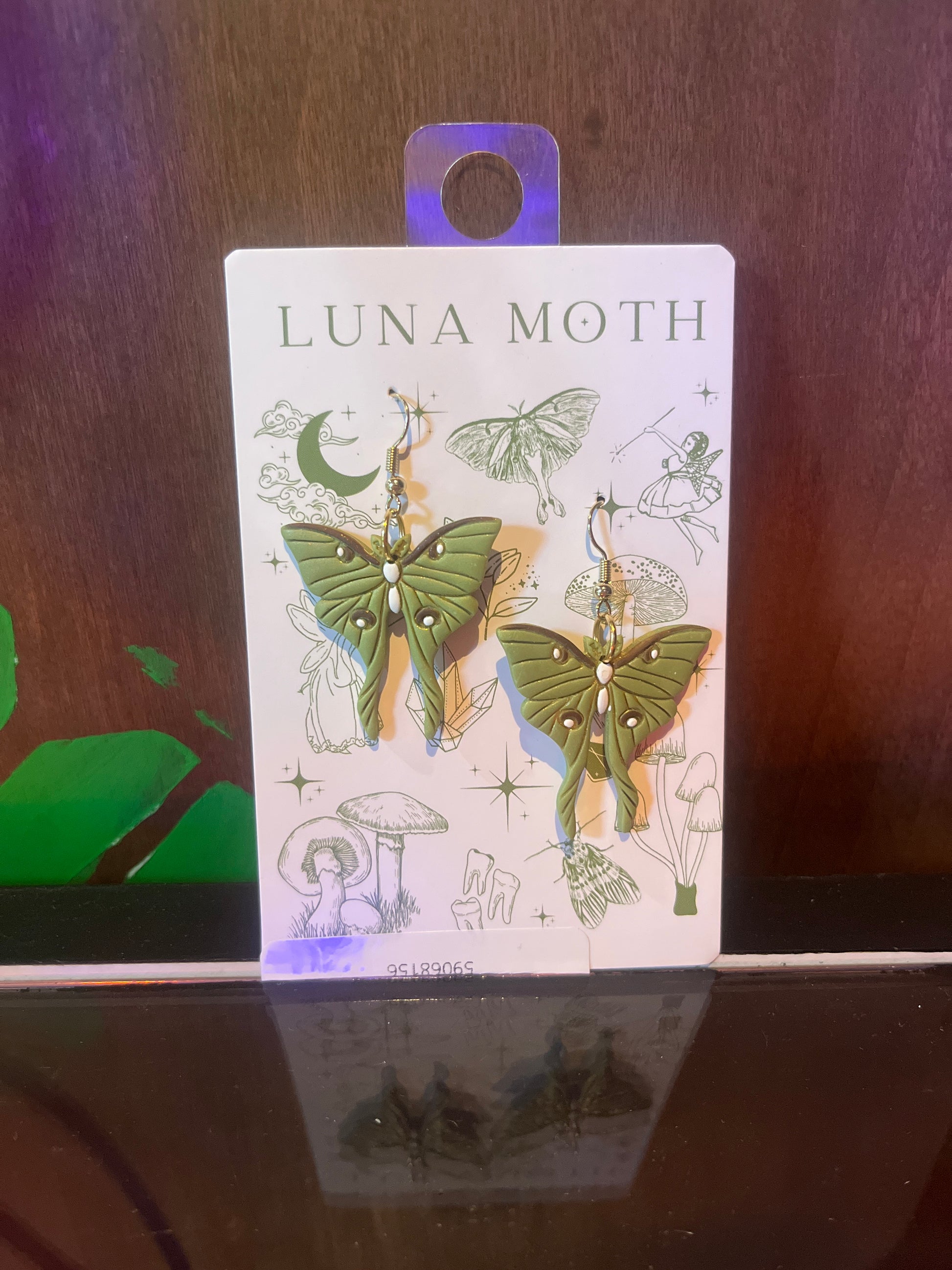 Luna Moth Earrings