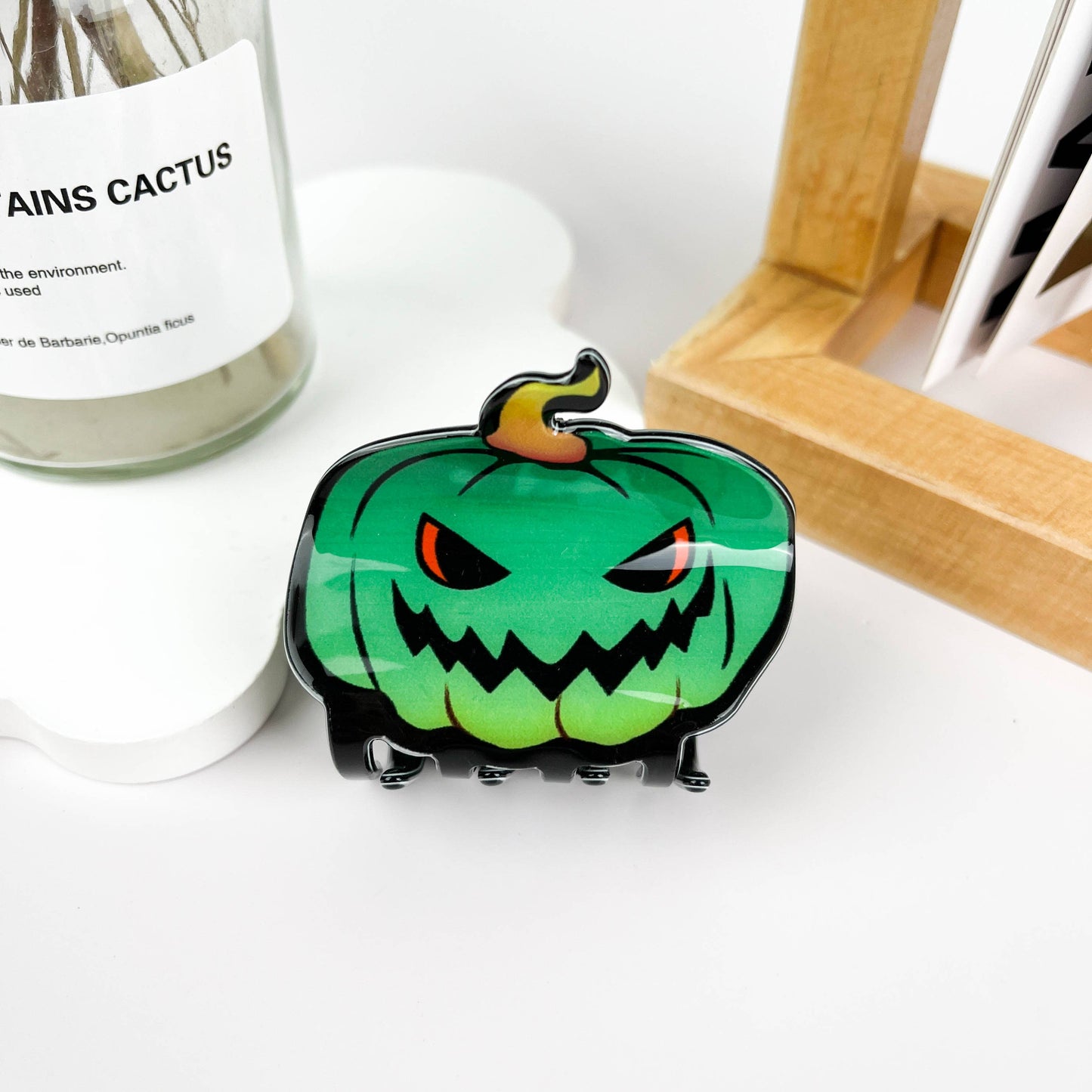 Pumpkin Hair Claw Clip