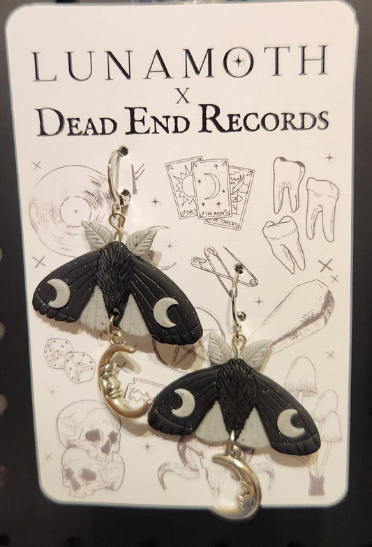 Moth Moon Earrings