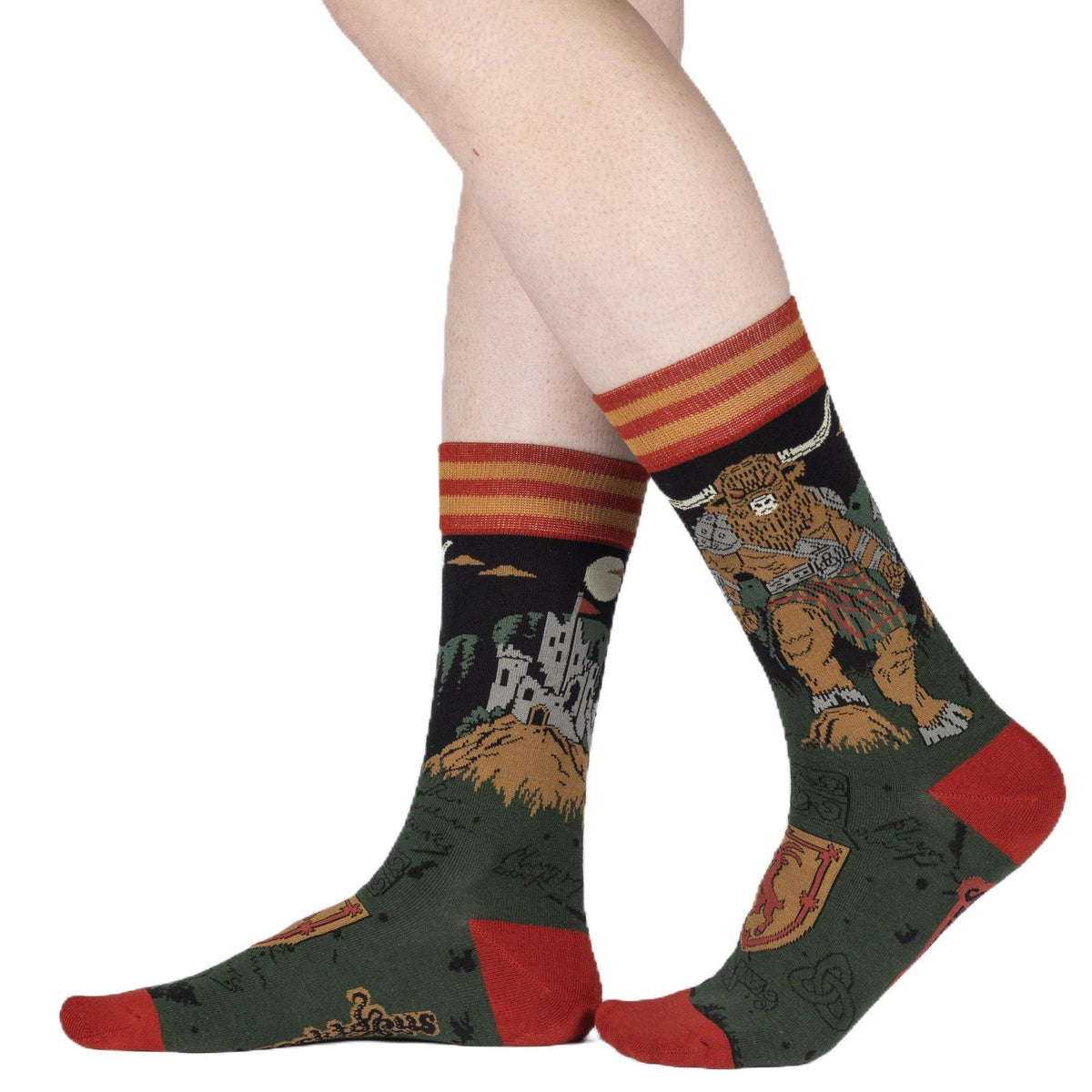 Highland Cow Exe-coo-tioner Crew Socks