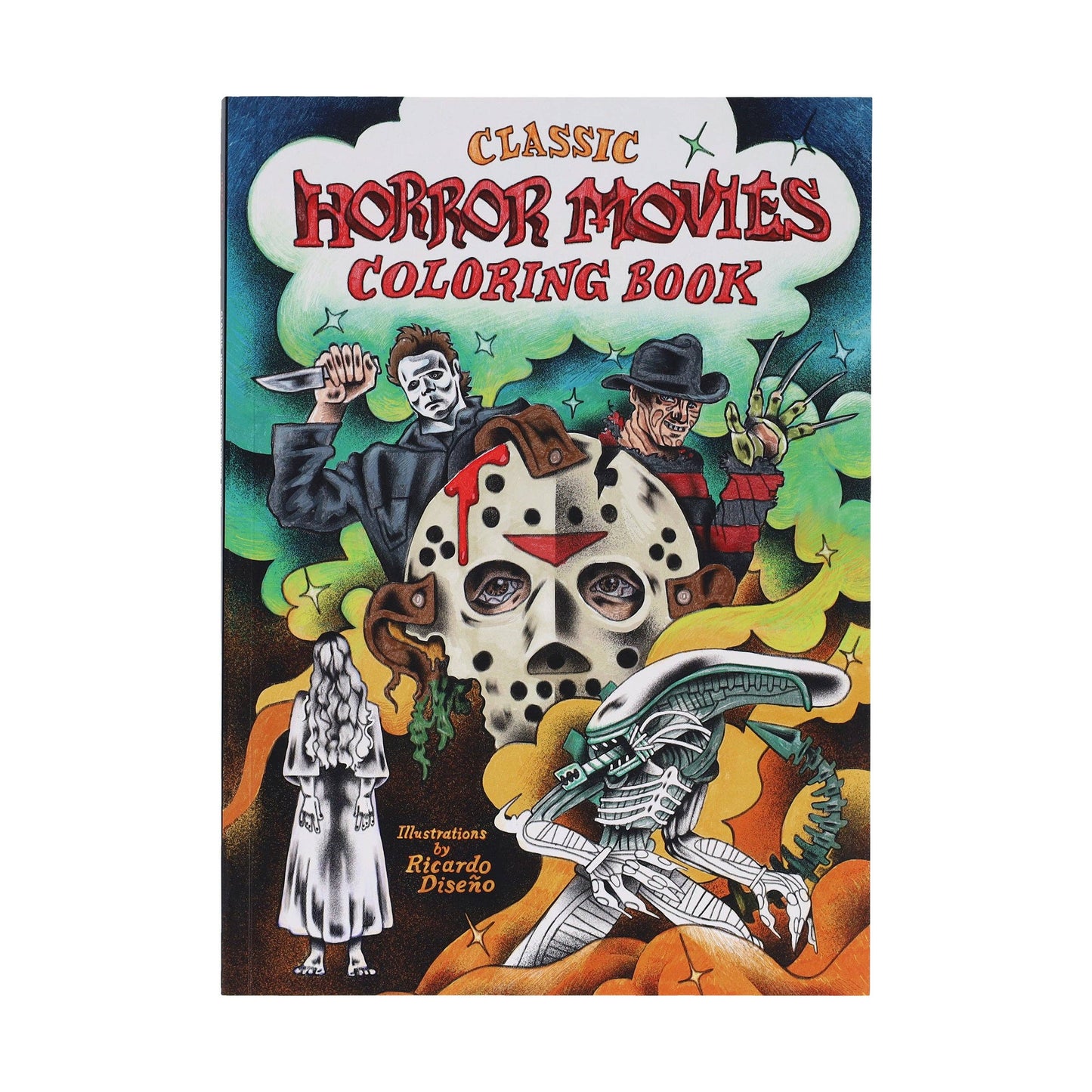 Classic Horror Movies Coloring Book