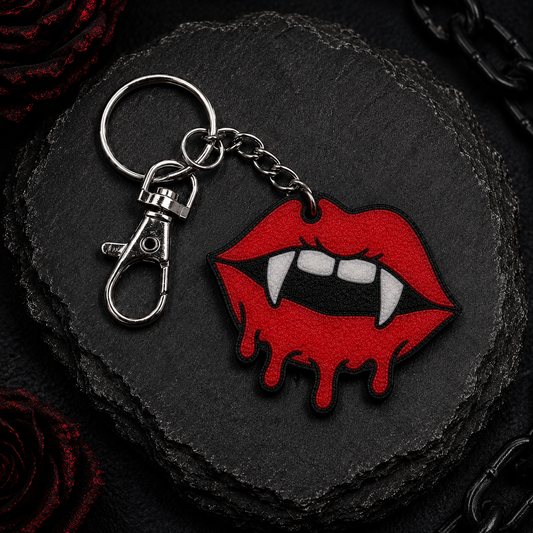 Vamp Lips Keychain