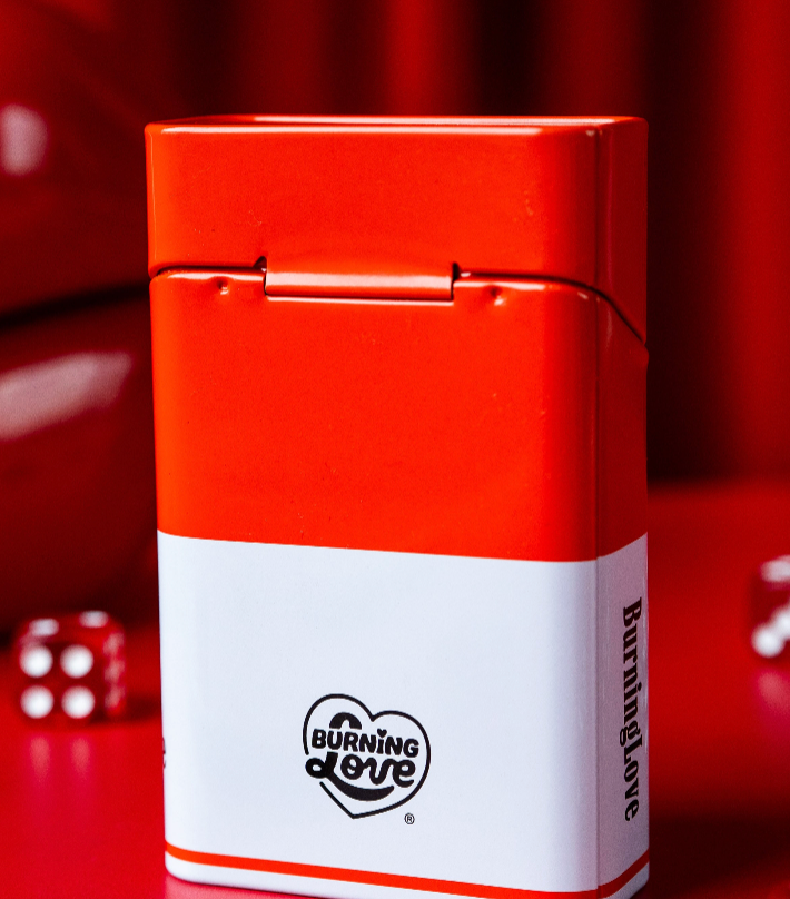 Tin Accessory Case- Burning Love
