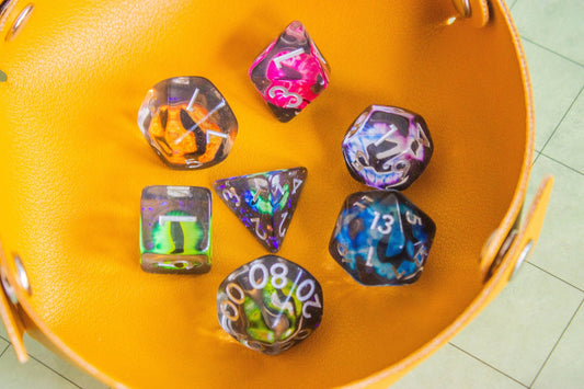 Inclusion Multi-Coloured Evil Eye Dice Set