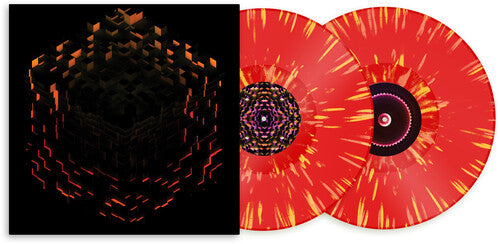 C418 - Minecraft Volume Beta - Red Orange & Yellow Splatter LP