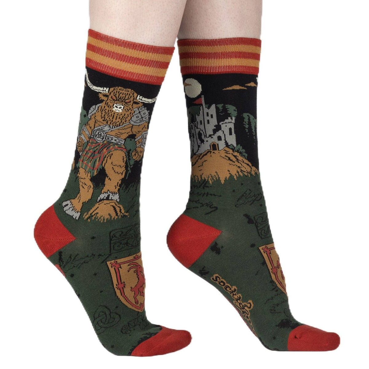 Highland Cow Exe-coo-tioner Crew Socks