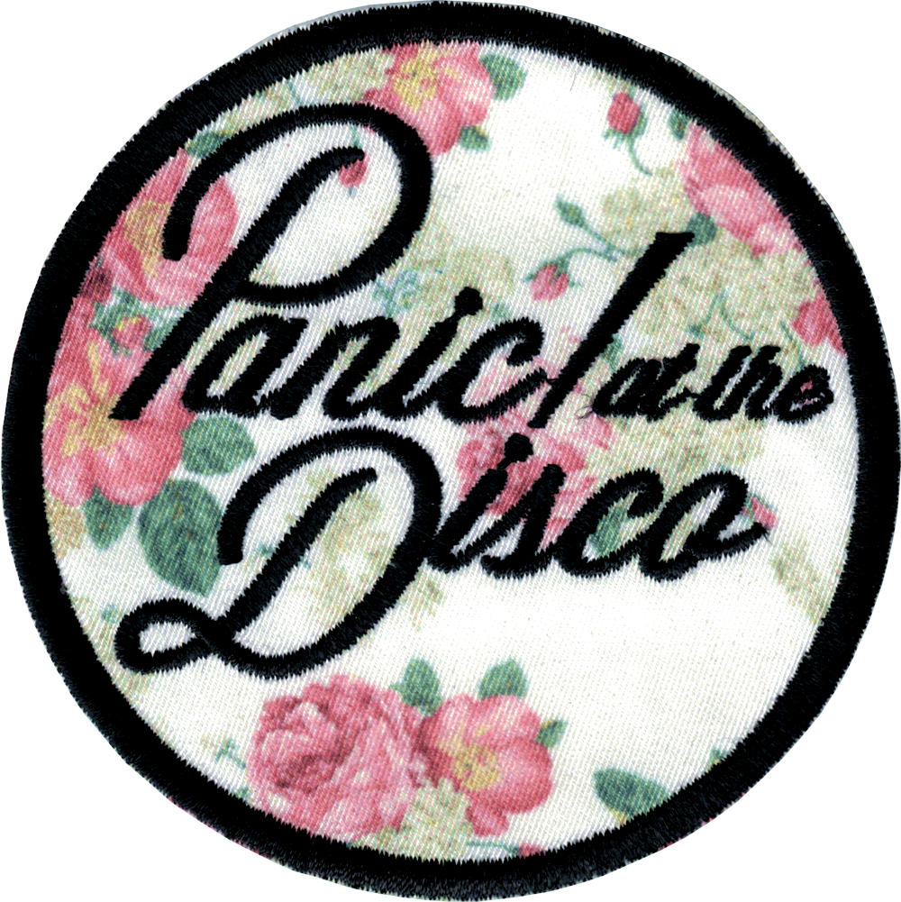 Patch - Panic! At The Disco - 3" Floral Logo - Music Band