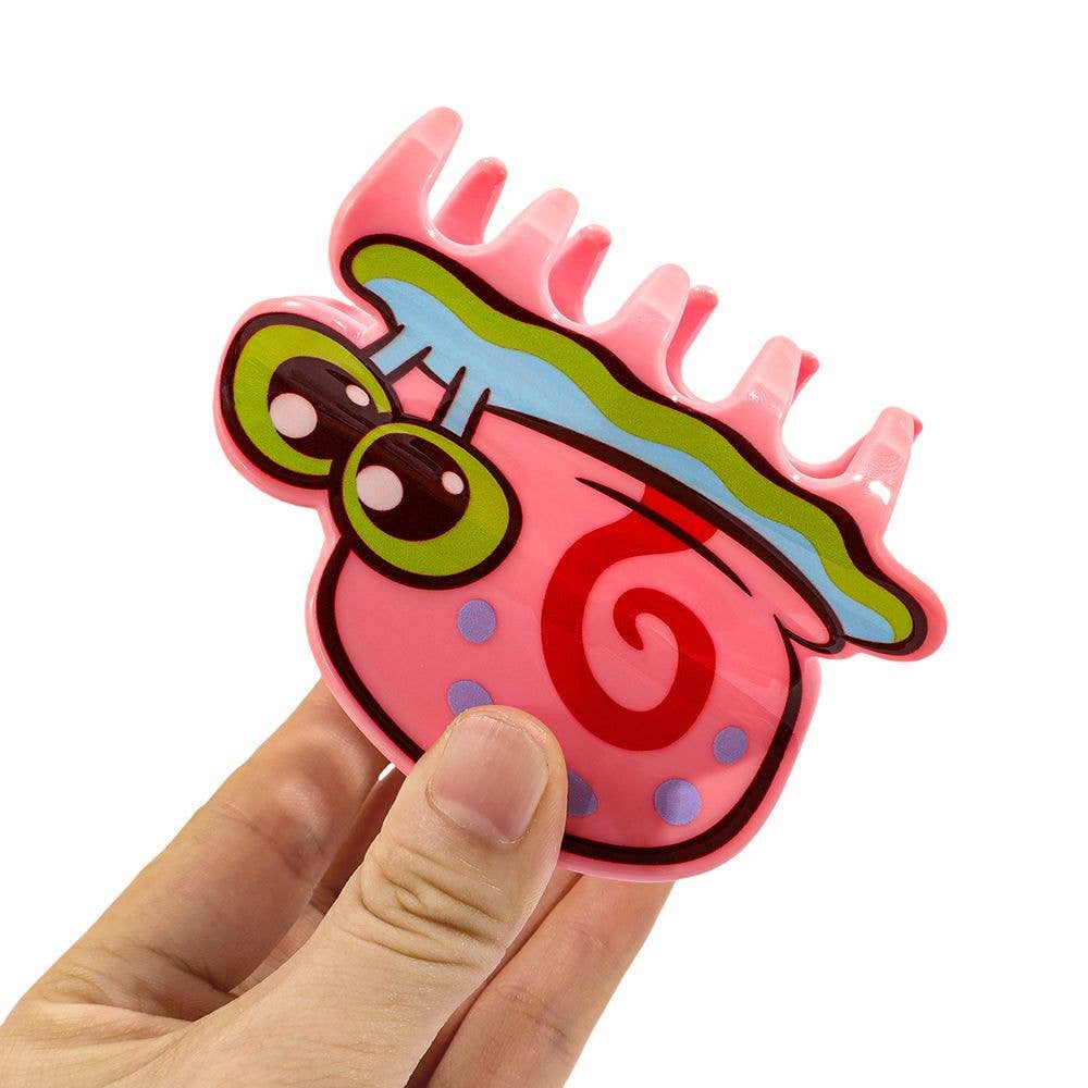 Pink Snail Hair Claw Clip