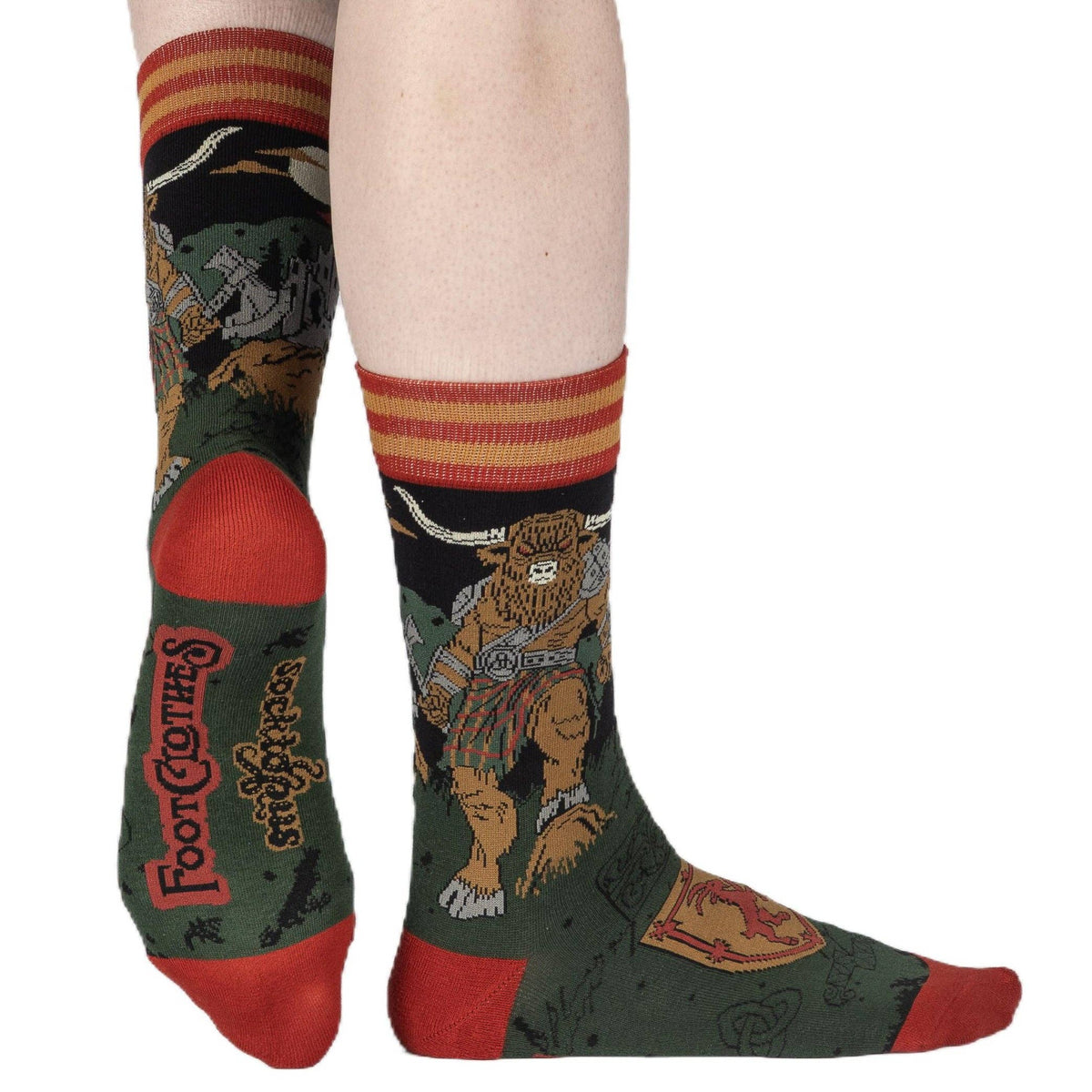 Highland Cow Exe-coo-tioner Crew Socks