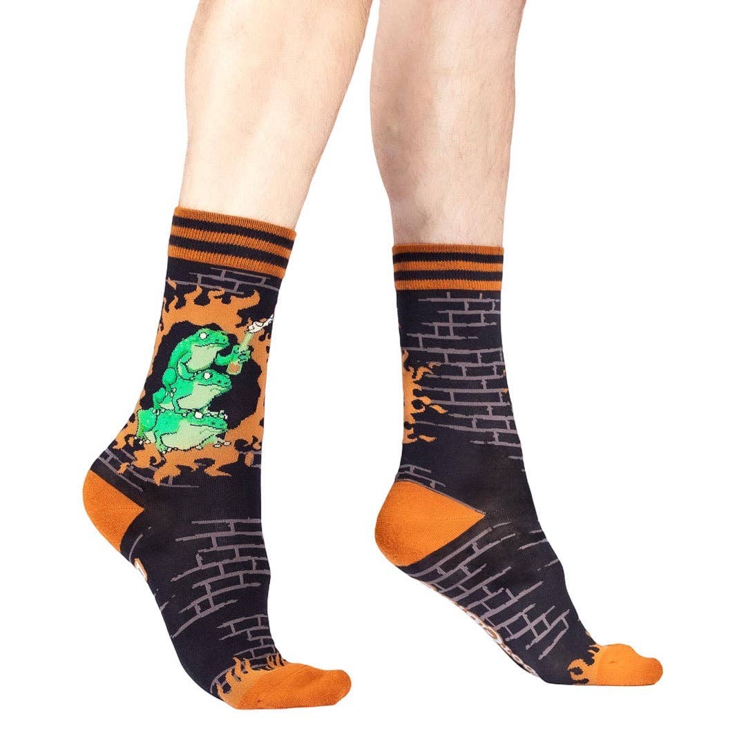 Frogs Against Fascism Crew Socks