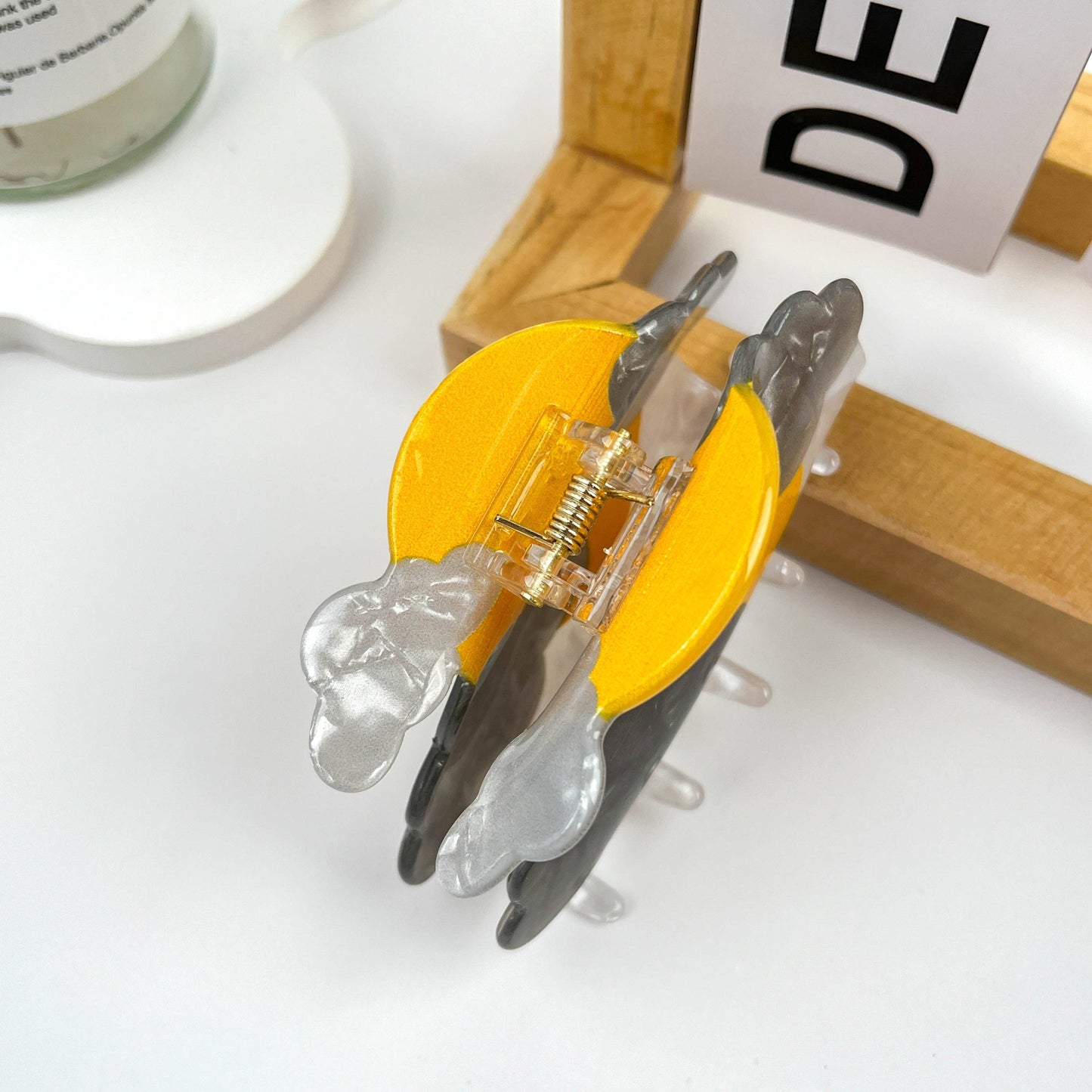 Colorful Sunset Acrylic Hair Claw Clip