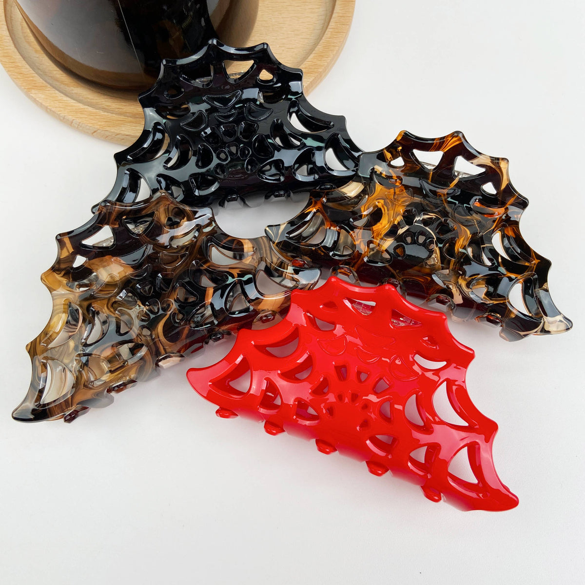Spider Web Hair Clip