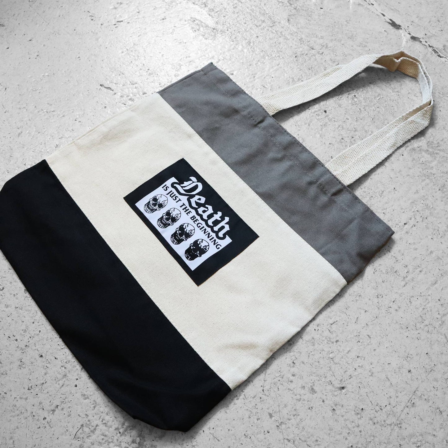 The Beginning Tri-Color Heavyweight Tote
