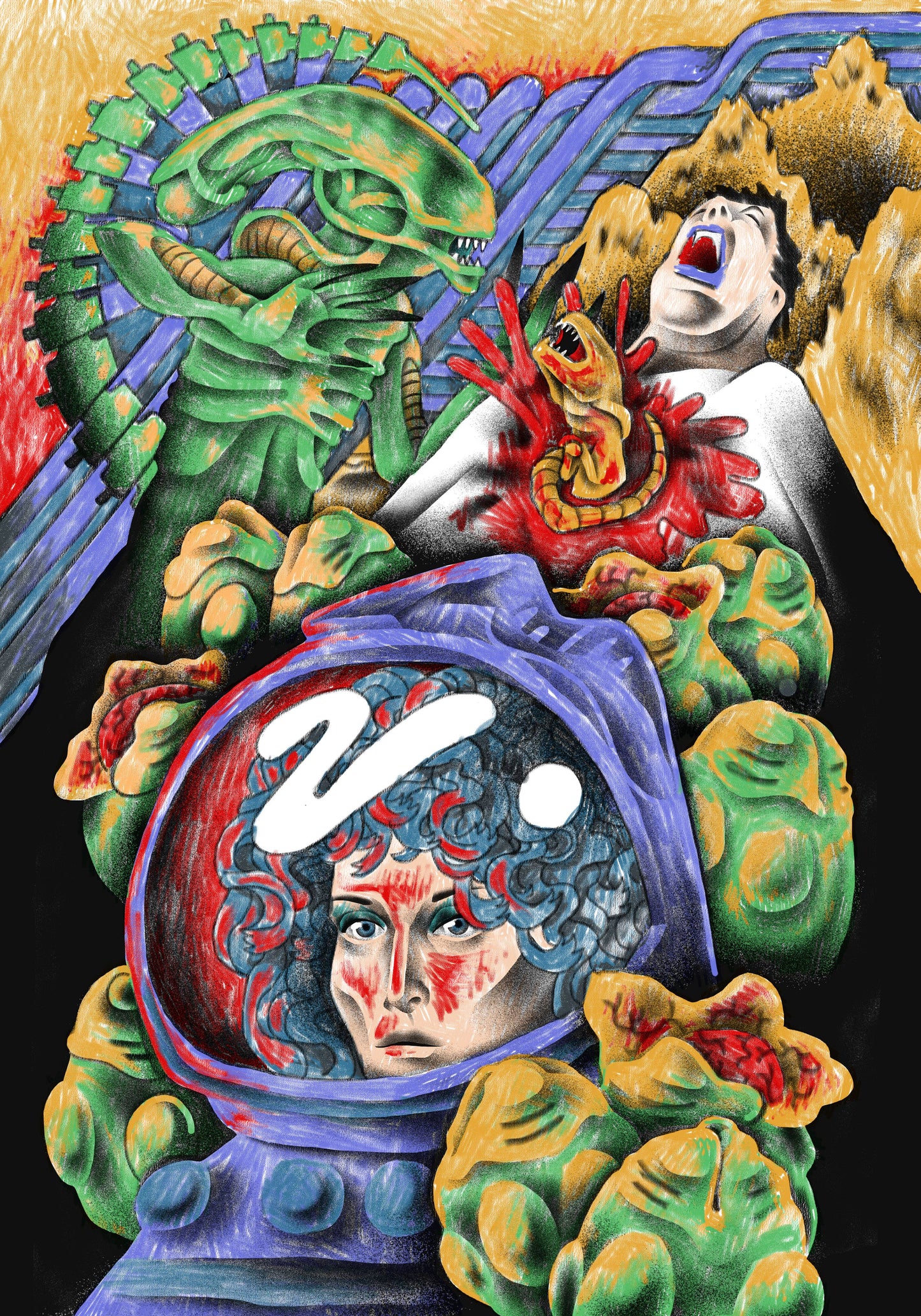 Classic Horror Movies Coloring Book