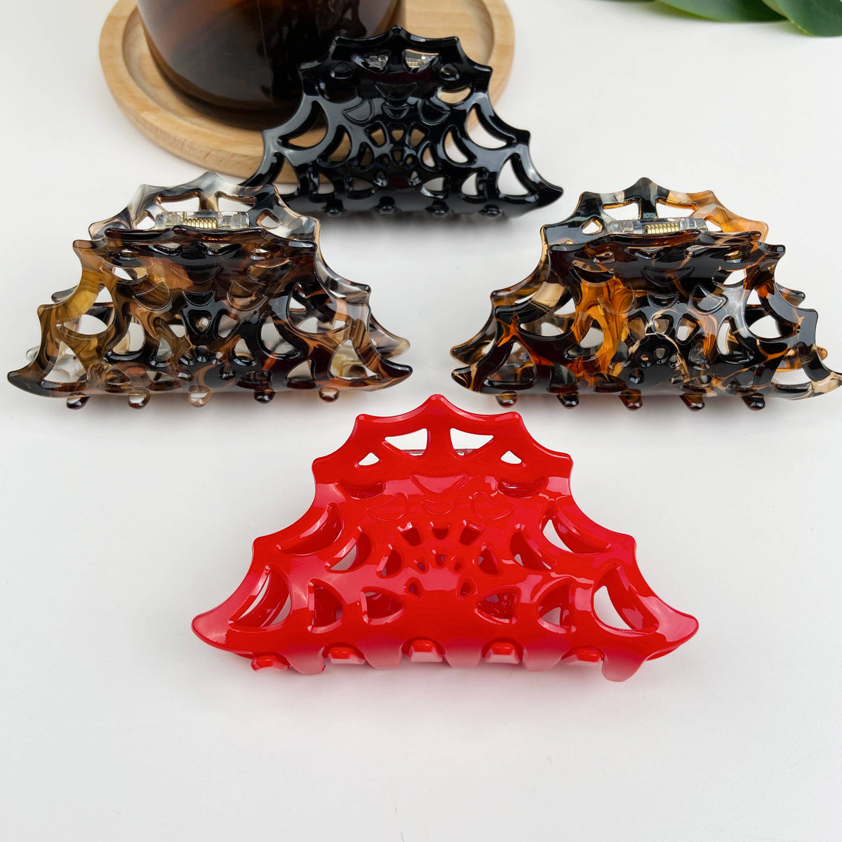 Spider Web Hair Clip