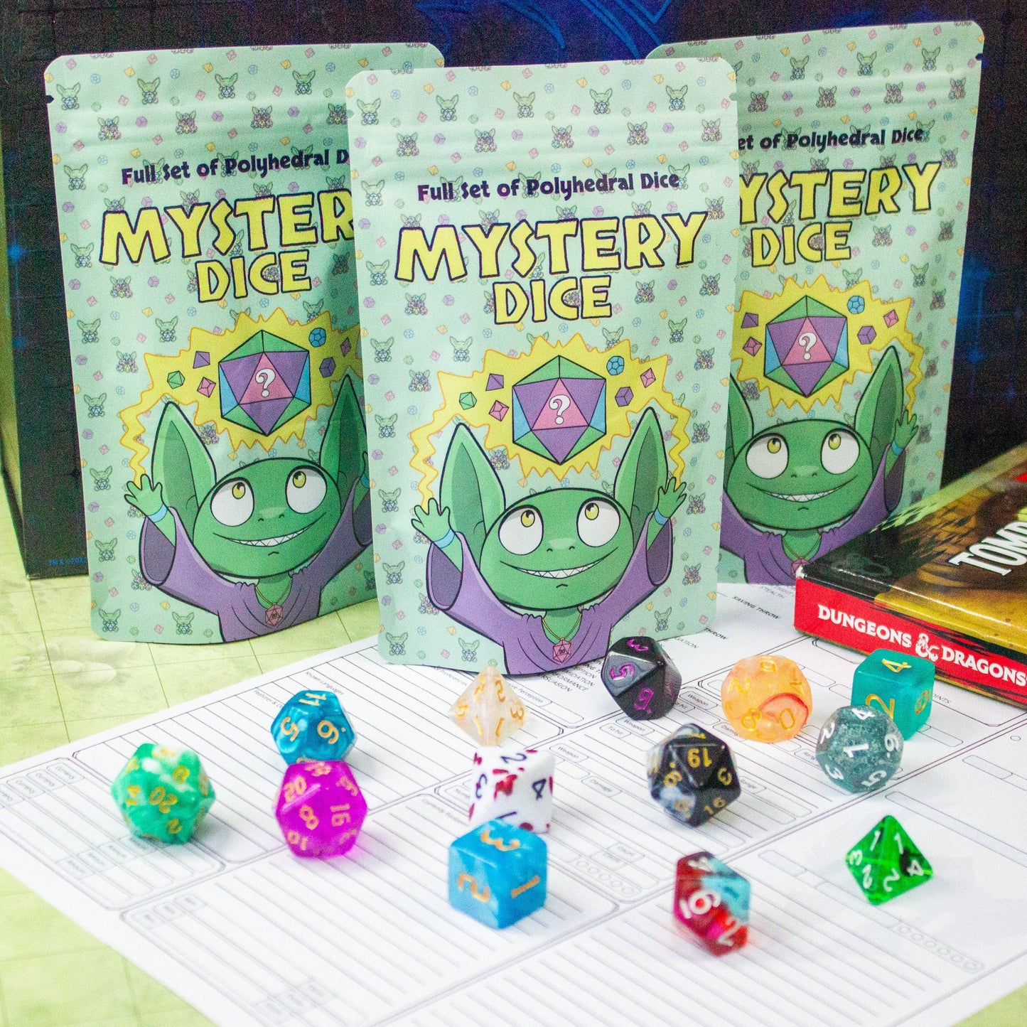 Mystery DnD Dice, over 100 unique sets!