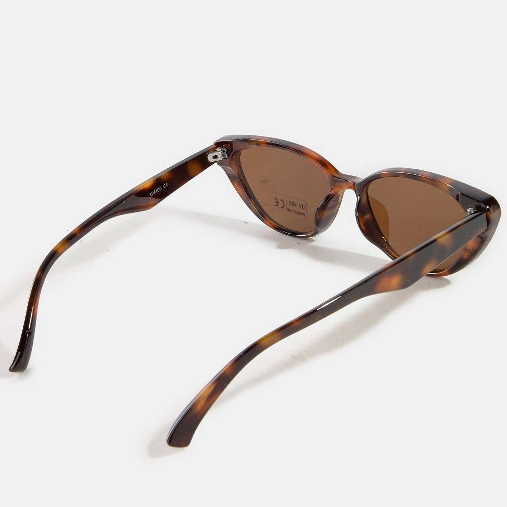 Narrow Cat Eye Frame Sunglasses