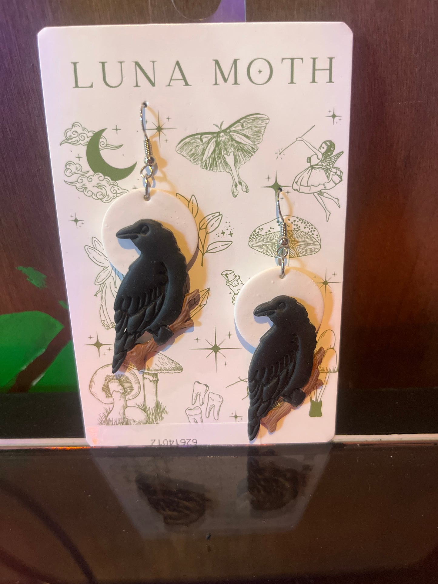 Crow Moon Earrings