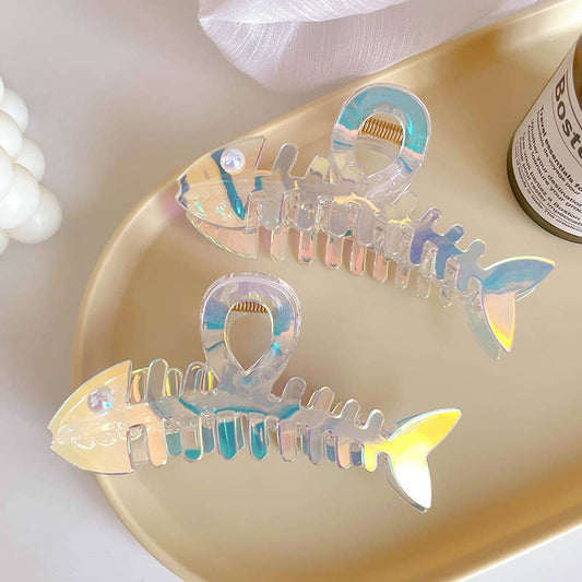 Fishbone Hair Claw Clips