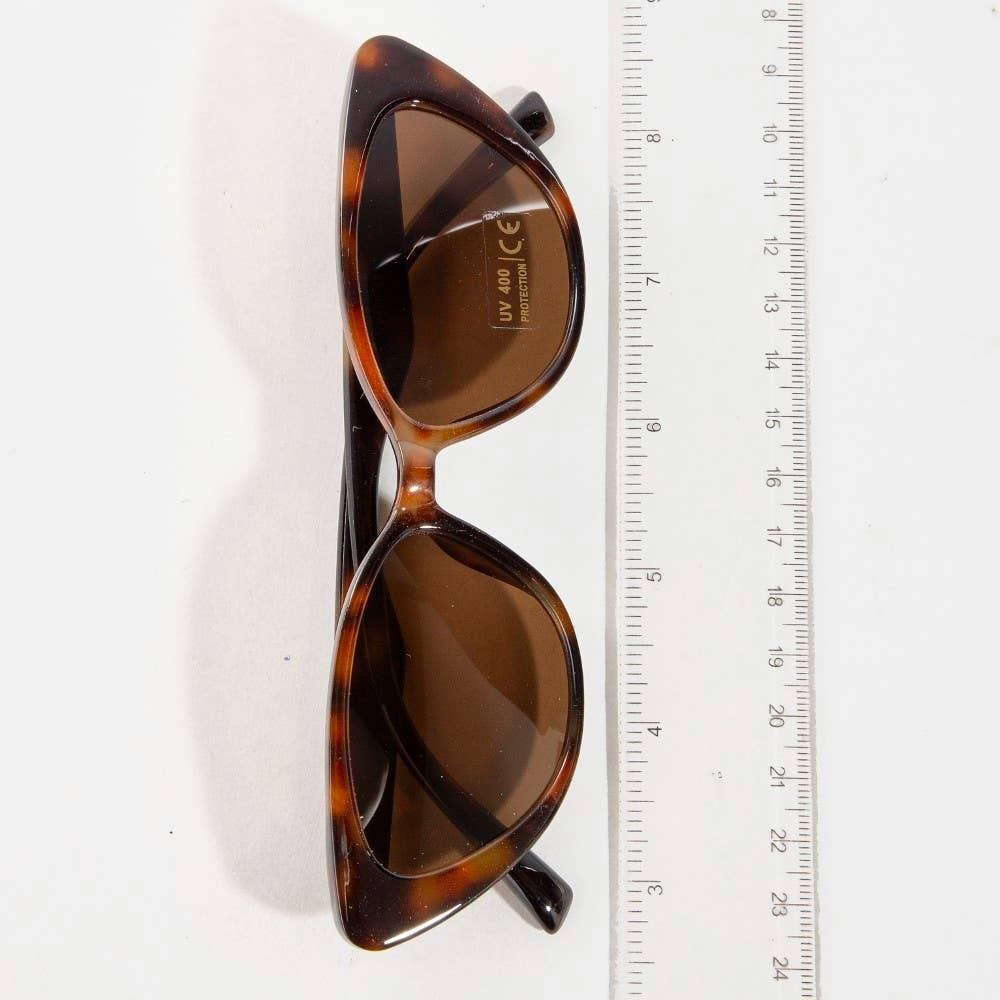 Narrow Cat Eye Frame Sunglasses