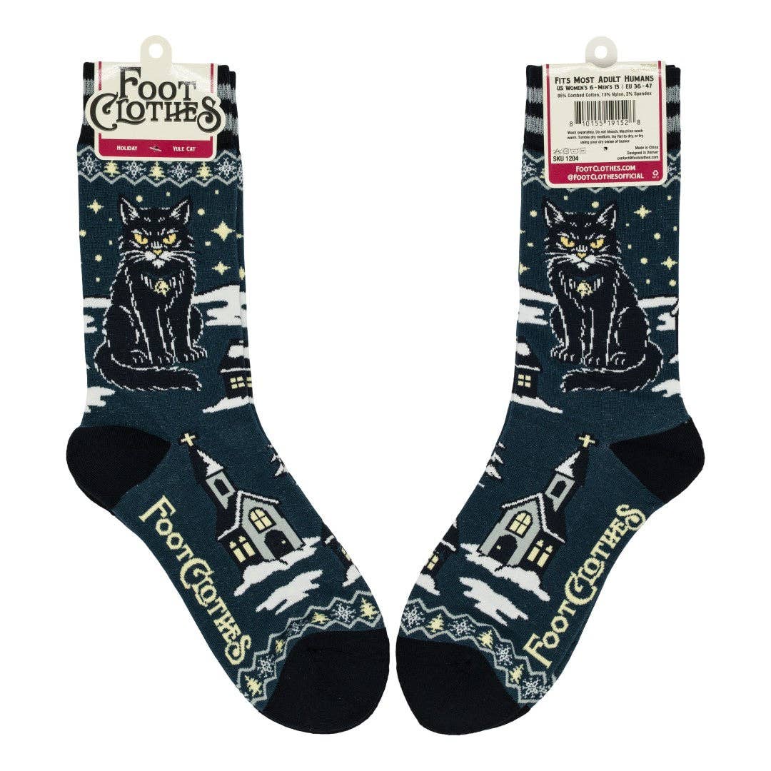 Yule Cat Crew Socks