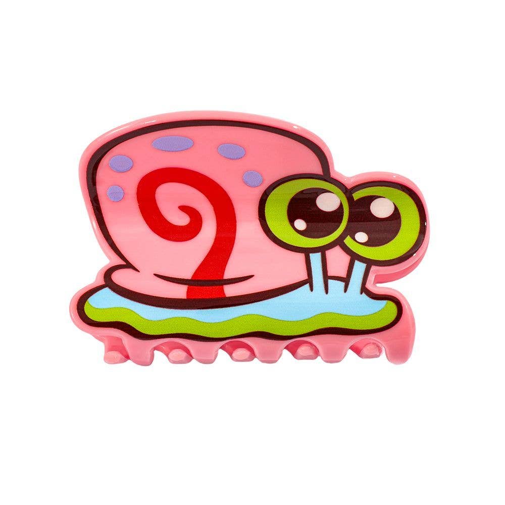 Pink Snail Hair Claw Clip