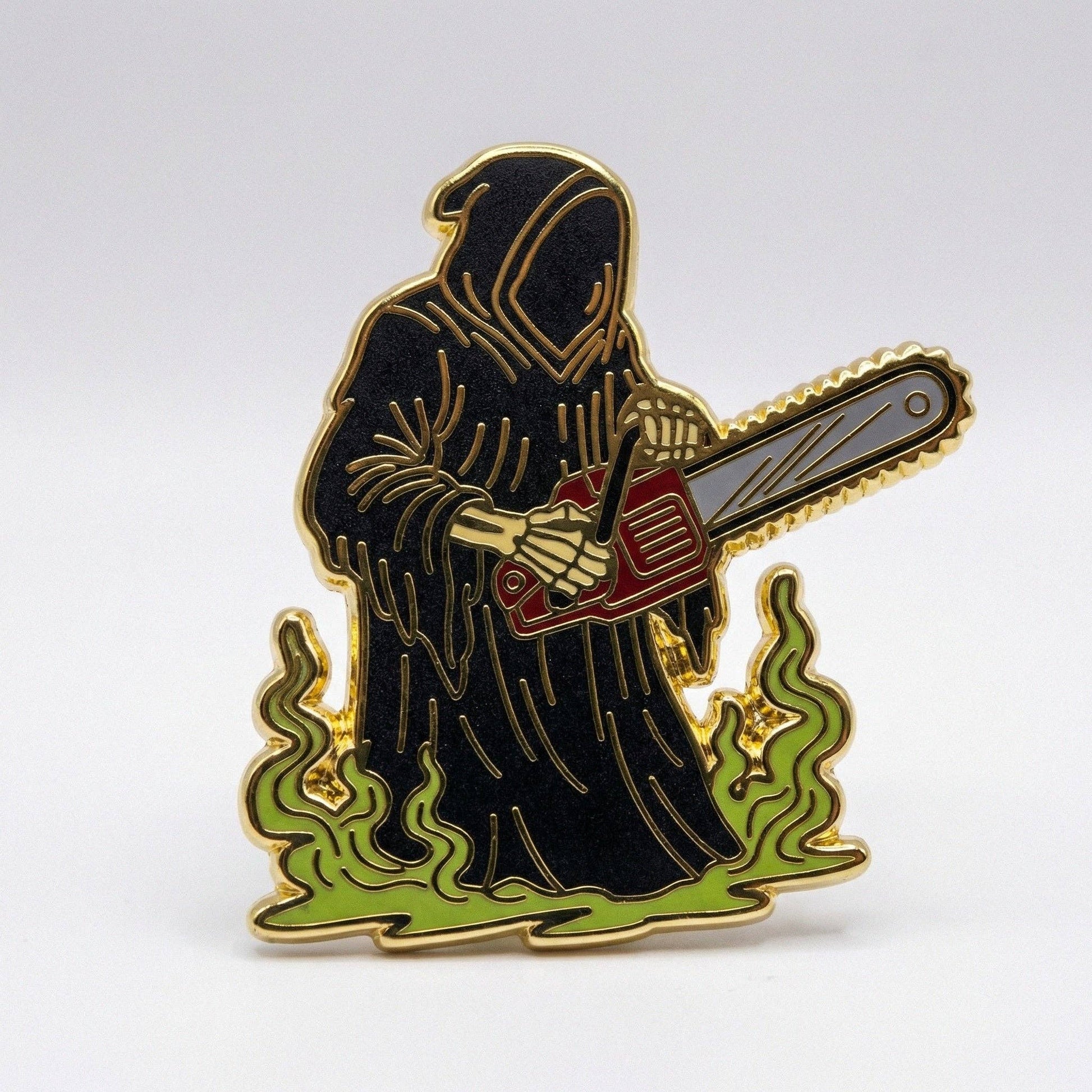 Chainsaw Reaper Pin