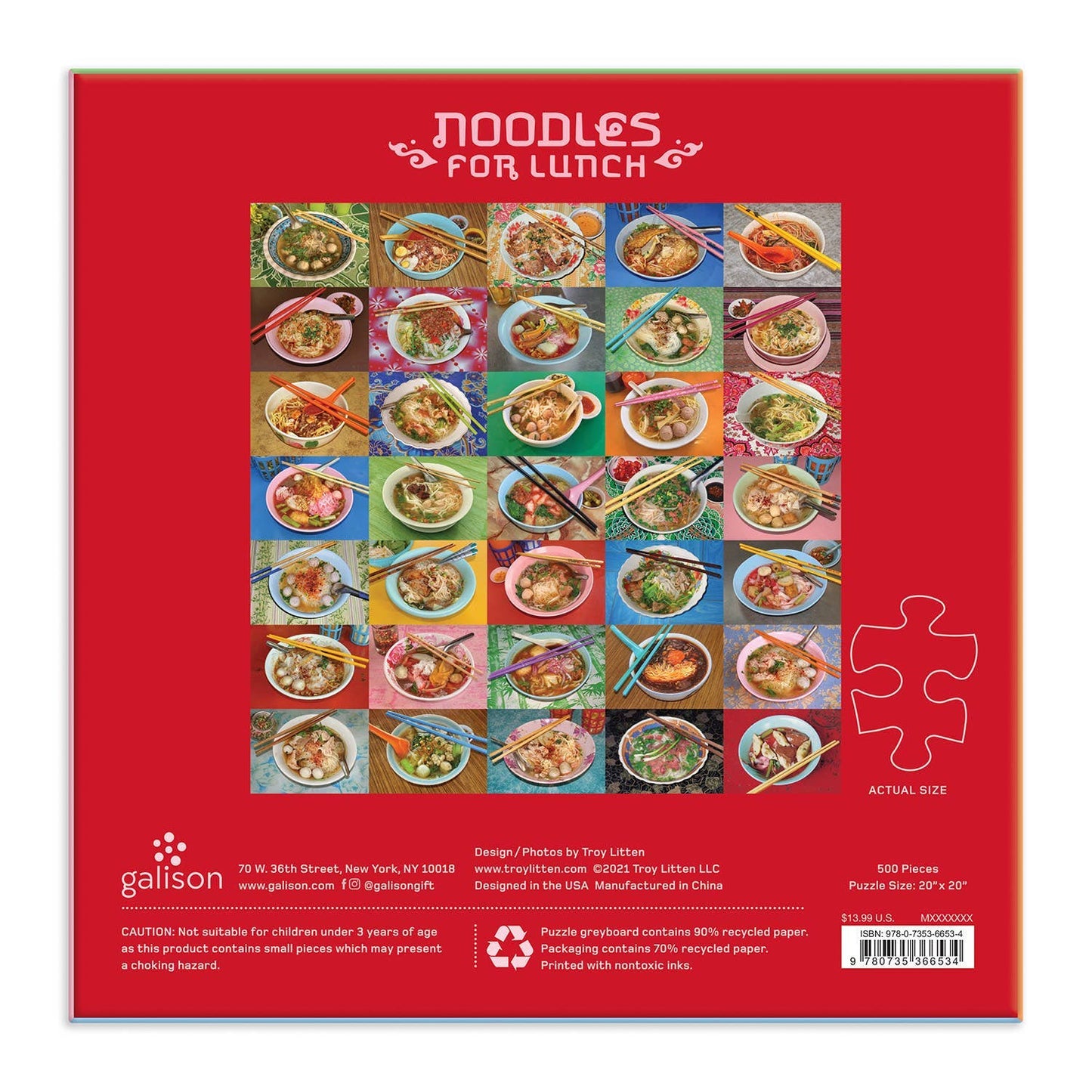 Noodles for Lunch 500 Piece Puzzle